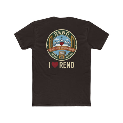 Reno Vintage Badge T-Shirt — I  Reno Retro Cityscape Tee
