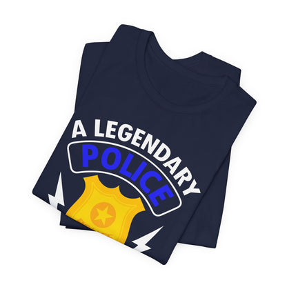 Retired Police Lieutenant T-Shirt — "A Legendary Police Lieutenant Has Retired"