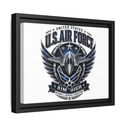 U.S. Air Force 'Aim High' Framed Canvas Print