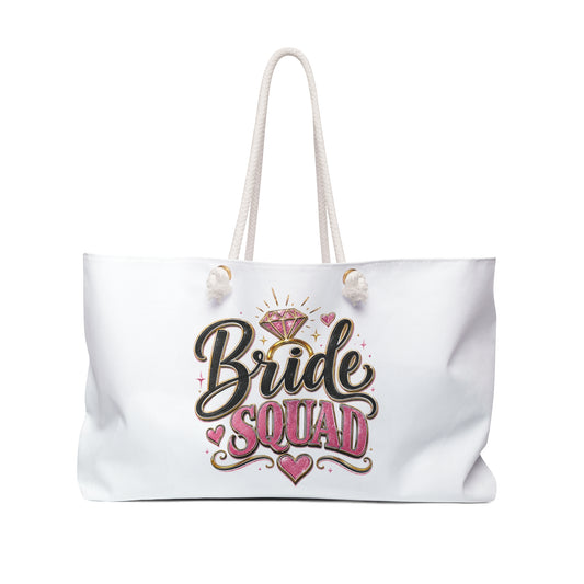 Bride Squad Weekender Bag – Bachelorette Party Travel Tote