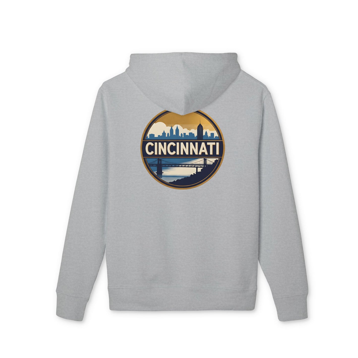 Cincinnati Skyline Hoodie – Retro Circle City Graphic