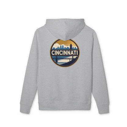 Cincinnati Skyline Hoodie – Retro Circle City Graphic