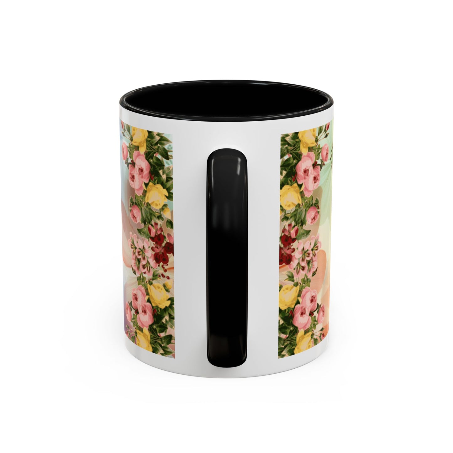 Mother’s Love Accent Coffee Mug – Floral Inspirational Gift (11/15 oz)