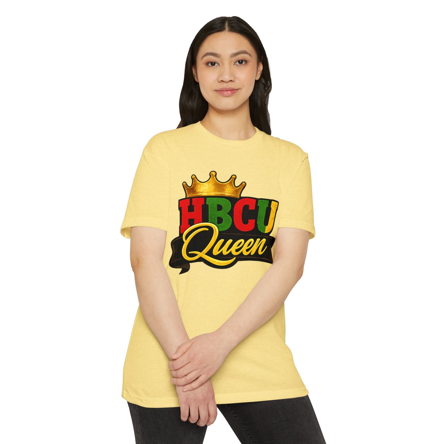 HBCU Queen T-Shirt — Retro Crown Black History Tee for College Pride