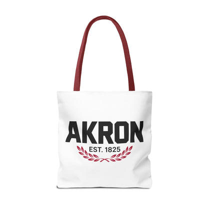 Akron Est. 1825 Tote Bag — City Pride Canvas Tote