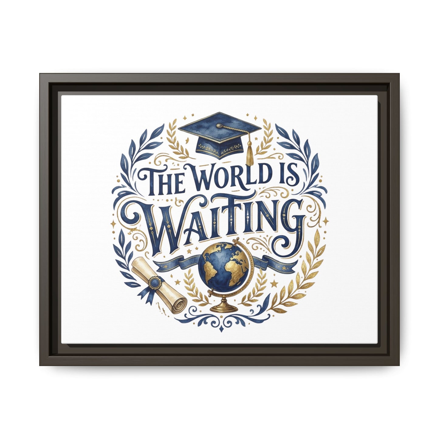 Matte Canvas, Framed (Multi-color)
