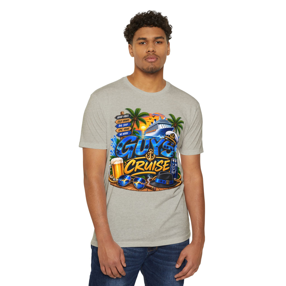 Guys Cruise T-Shirt — Men's Cruise Party Vacation Tee