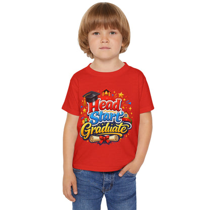 Toddler T-Shirt — "Head Start Graduate" Preschool Graduation Tee