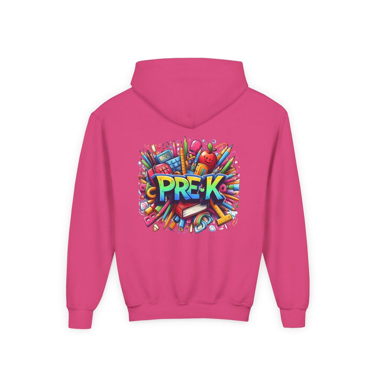Pre-K Kids Hoodie — Colorful Back-to-School Preschool Sweatshirt