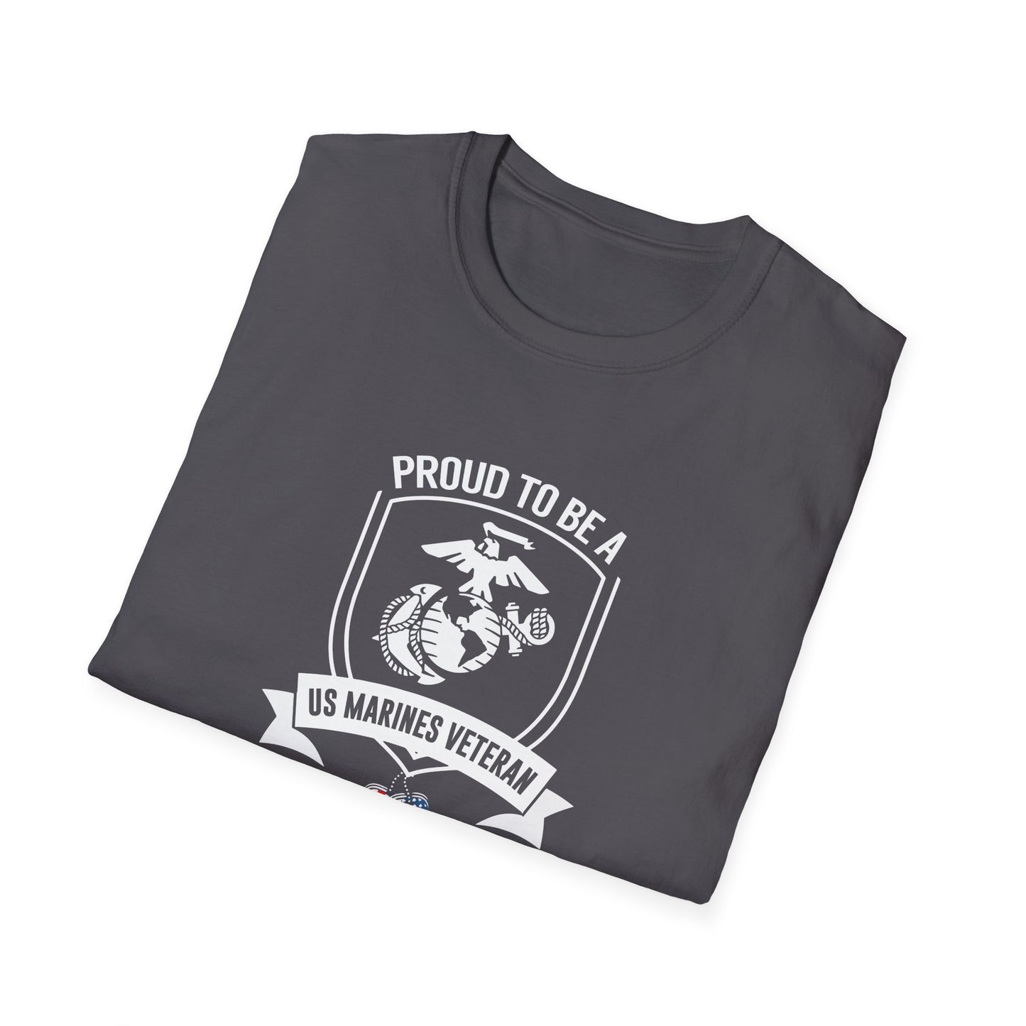 Proud to Be a Us Marines Veteran T-Shirt