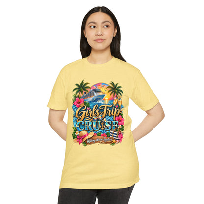 Girls Trip Cruise T-Shirt — Tropical Vacation Graphic Tee