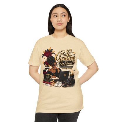 Creations By Denee Graphic T-Shirt — Black Woman Designer Artist Desk Tee