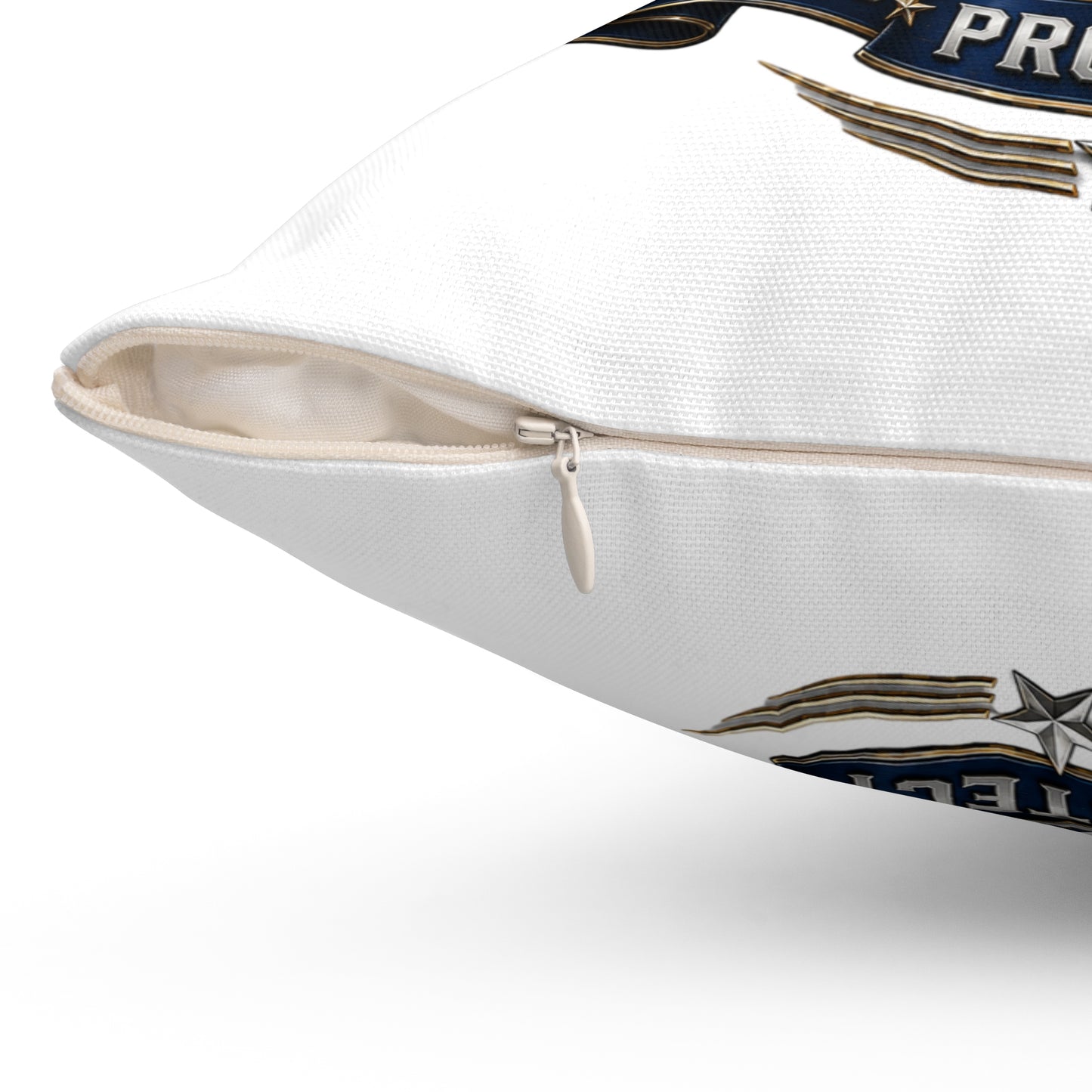 U.S. Air Force Emblem Throw Pillow — Defend Protect Dominate Military Decorative Pillow
