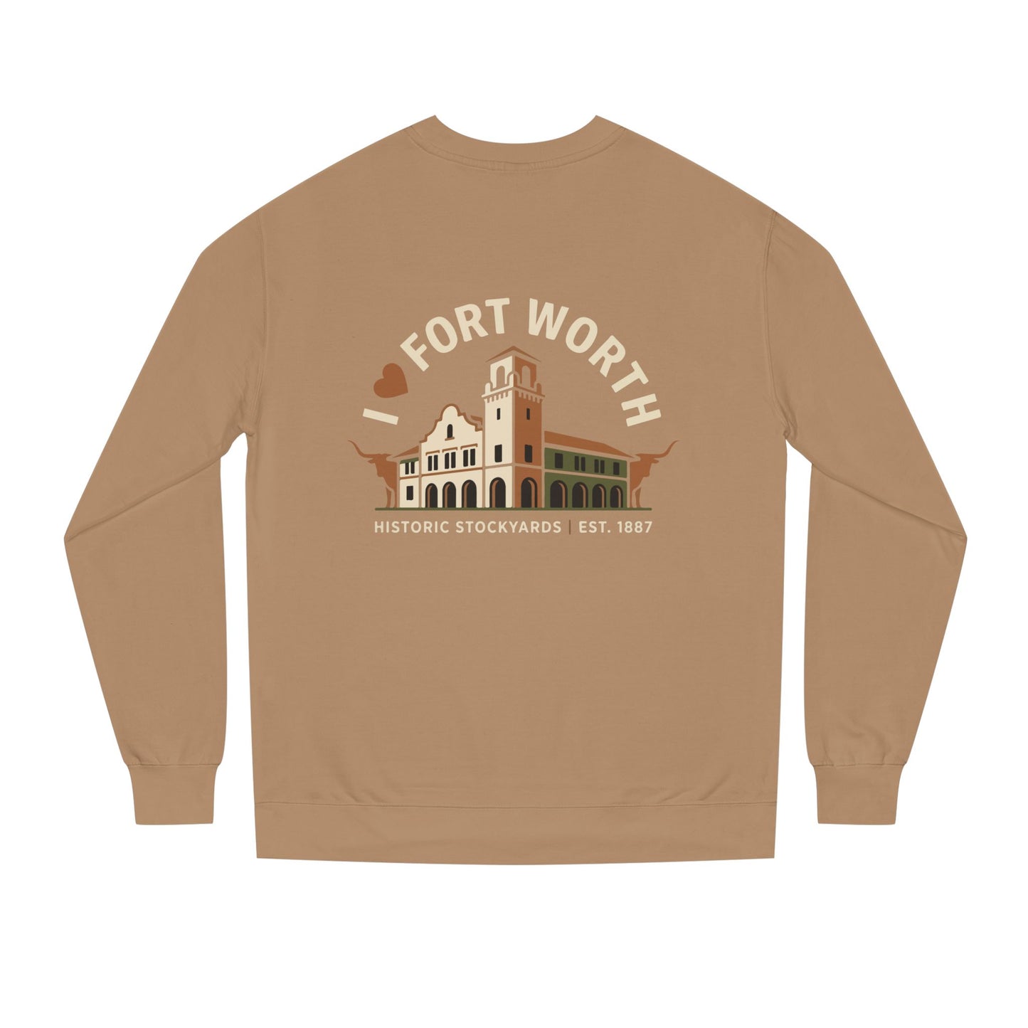 Fort Worth Historic Stockyards Sweatshirt — I  Fort Worth Crewneck