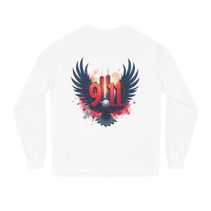 9/11 Memorial Sweatshirt – Eagle Wings Tribute Crewneck