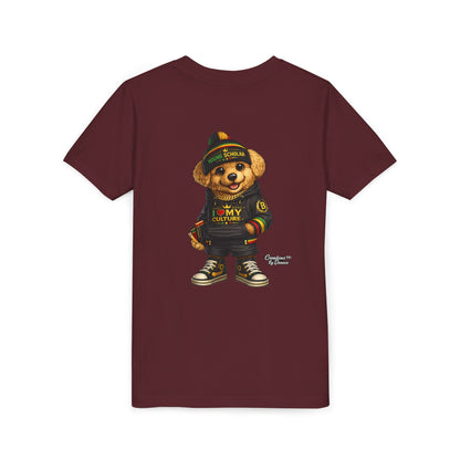 Youth Bear Graphic Tee – "I Love My Culture" Urban Streetwear