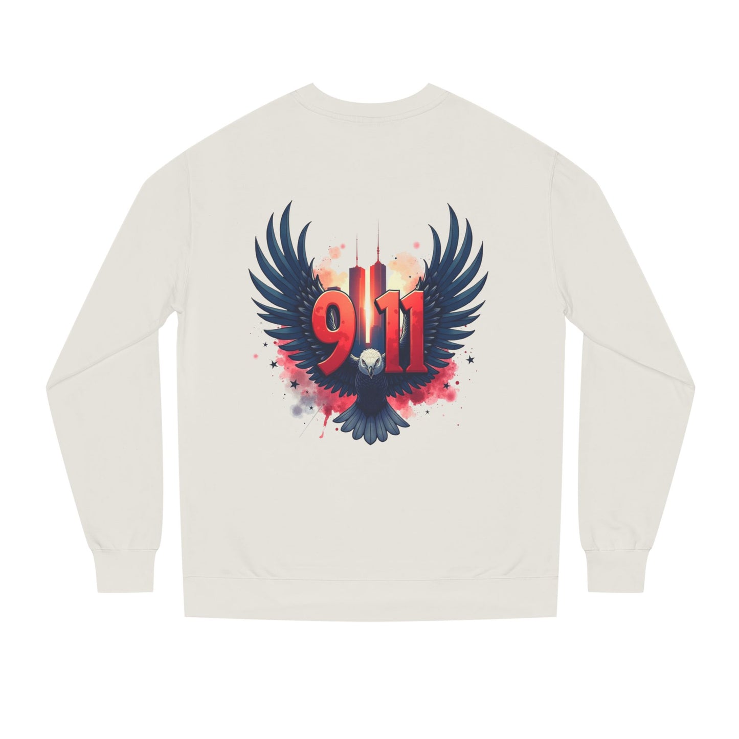 9/11 Memorial Sweatshirt – Eagle Wings Tribute Crewneck