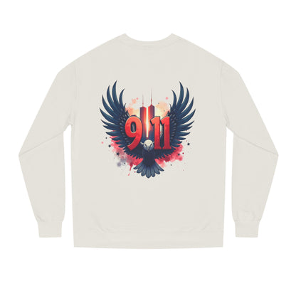 9/11 Memorial Sweatshirt – Eagle Wings Tribute Crewneck