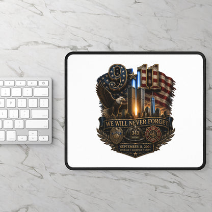 9/11 We Will Never Forget Memorial Gaming Mouse Pad