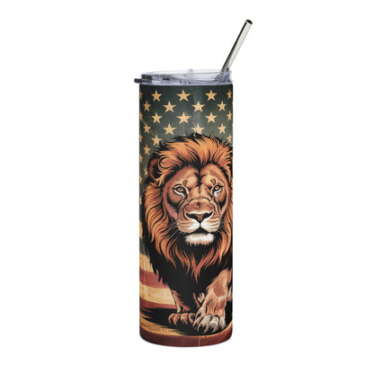 Man Of Faith Stainless Steel Tumbler 20oz Christian Travel Mug