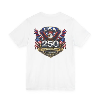 USA 250th Eagle T-Shirt — 1776–2026 Patriotic American Independence Tee
