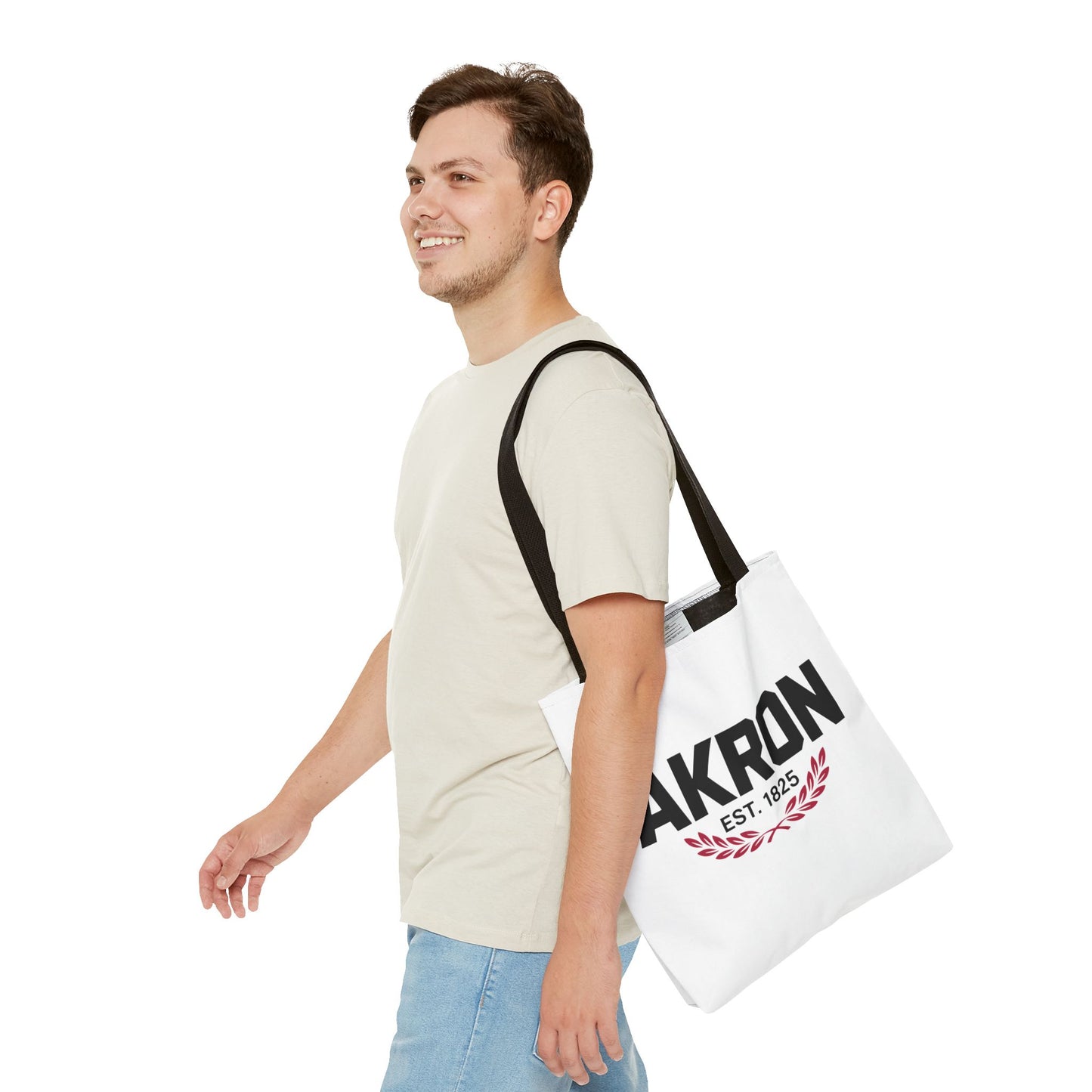 Akron Est. 1825 Tote Bag — City Pride Canvas Tote