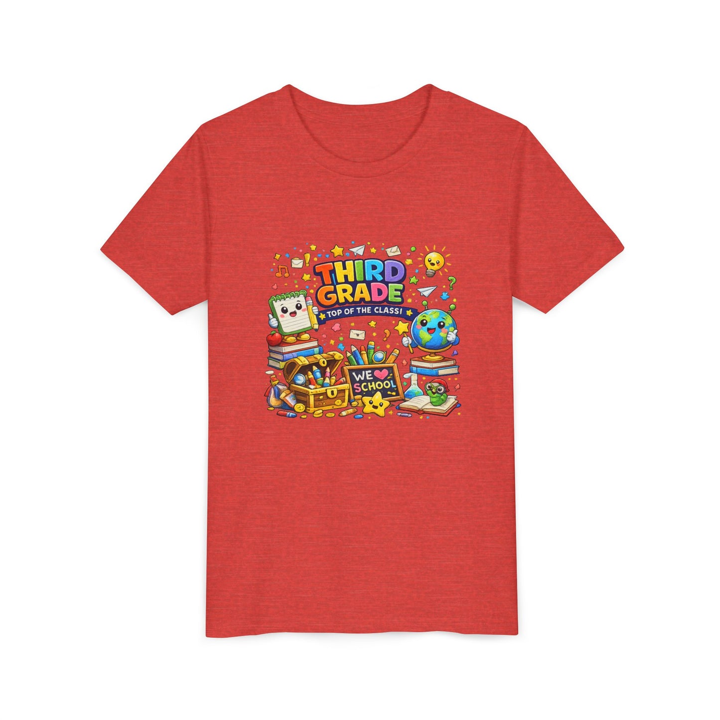 Third Grade Kids Tee — "Third Grade Out of the Classroom" Back-to-School Youth Shirt