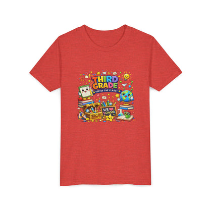 Third Grade Kids Tee — "Third Grade Out of the Classroom" Back-to-School Youth Shirt