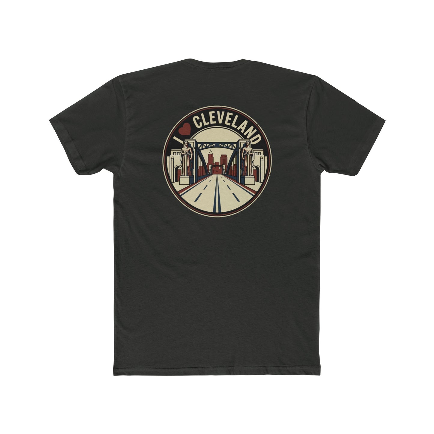 Cleveland Retro Cityscape Tee — I  Cleveland Graphic T‑Shirt