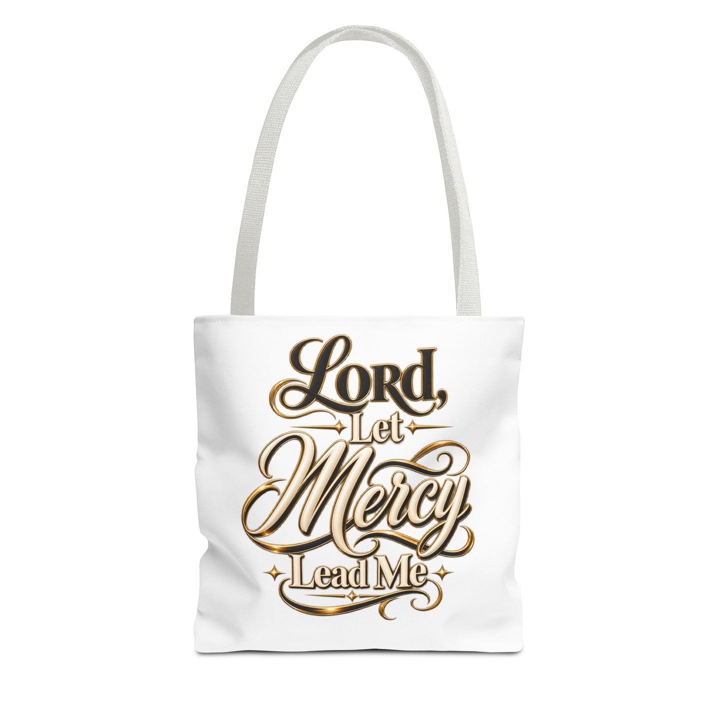 Lord, Let Mercy Lead Me Tote Bag – Inspirational Christian Canvas Tote
