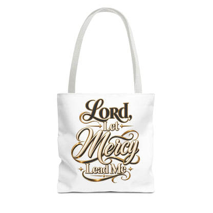 Lord, Let Mercy Lead Me Tote Bag – Inspirational Christian Canvas Tote