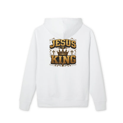 Jesus Is King Hoodie — Christian Faith Graphic Pullover for Worship & Gifts