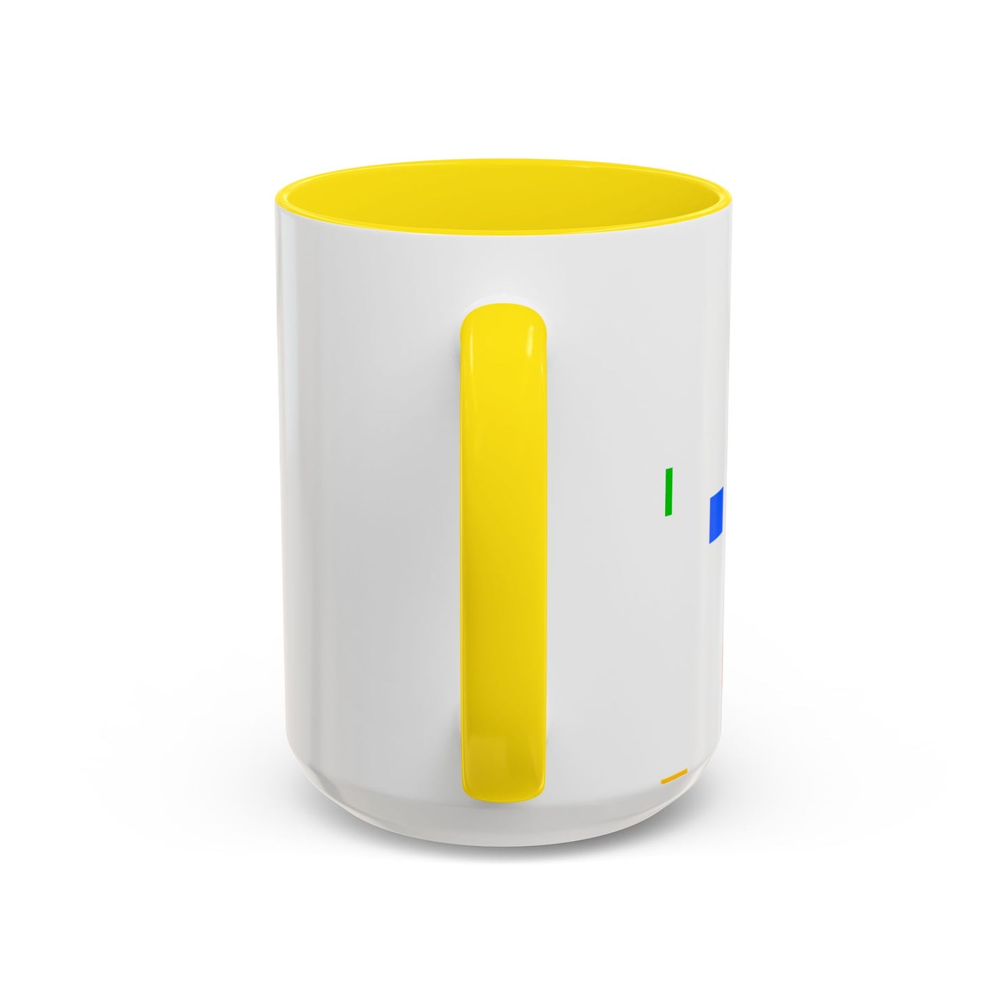 Accent Coffee Mug — 'Different Not Less' Pride-Inclusive Color Block Design (11/15oz)