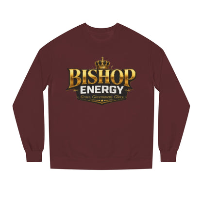 Bishop Energy Crewneck Sweatshirt — Gold Crown Logo Streetwear