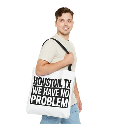 Houston TX Tote Bag — 'We Have No Problem' Graphic Market Tote