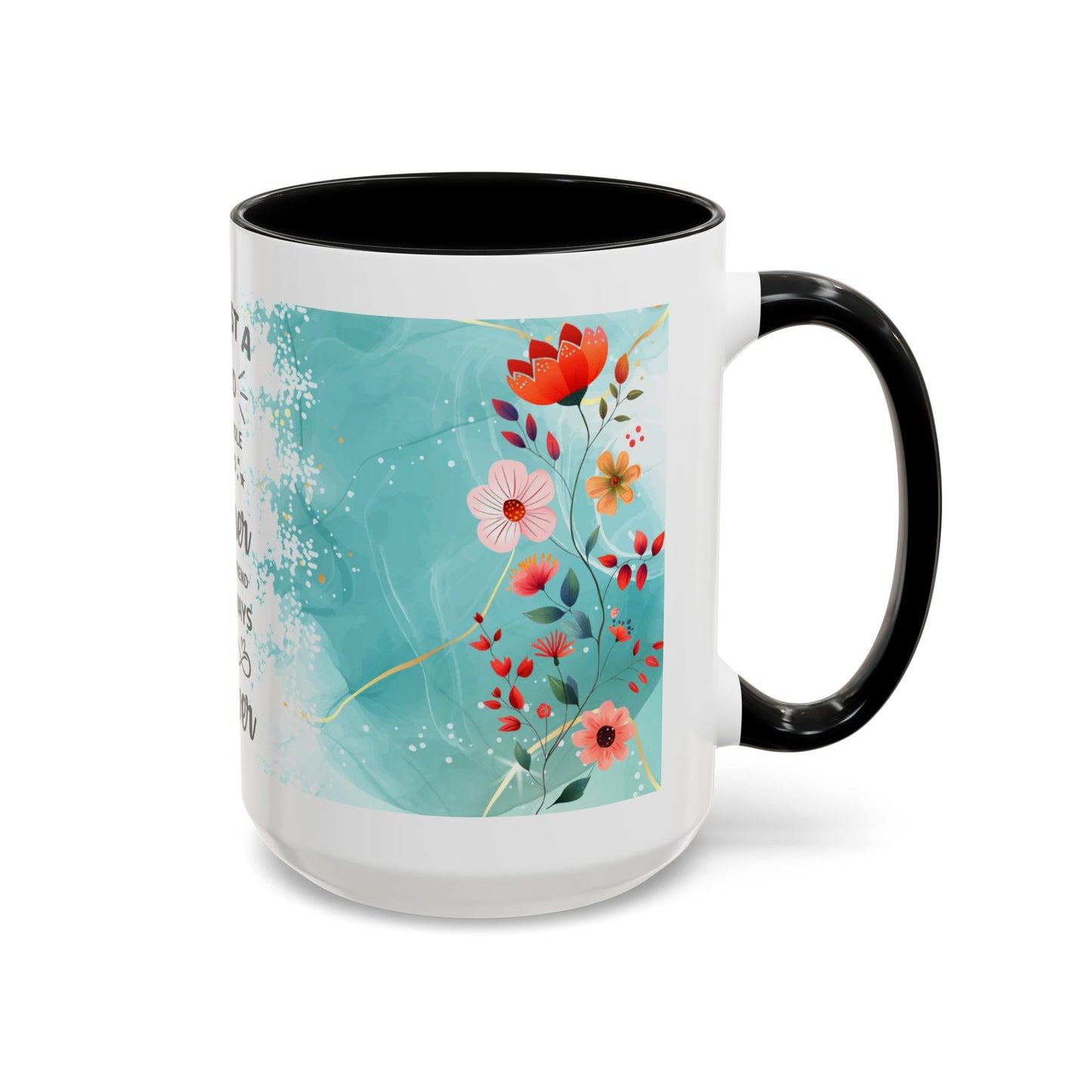 Mother Coffee Mug — “Not Just a Word but a Whole World” Floral Gift (11/15oz)