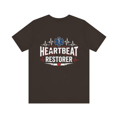 Heartbeat Restorer T-Shirt — EMT Paramedic CPR Rescue Tee