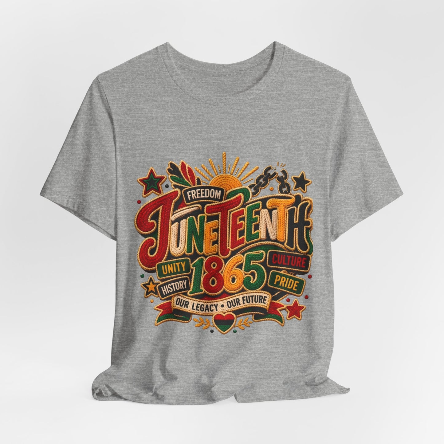 Juneteenth 1865 Celebration T-Shirt — Freedom, Unity & Pride Tee