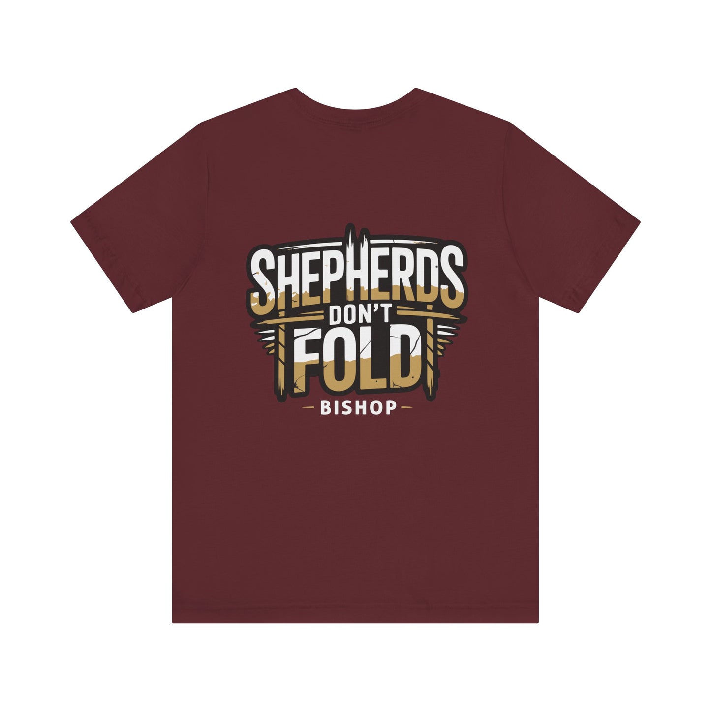 Shepherds Don't Fold Tee — Bishop Poker Cardroom Shirt