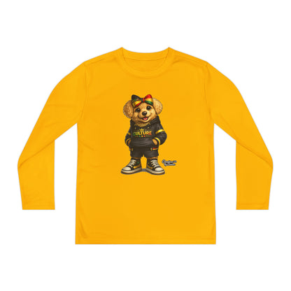 Kids Teddy Bear Graphic Long Sleeve Tee — 'Future' Hoodie Design
