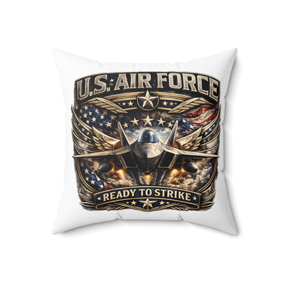 U.S. Air Force 'Ready to Strike' Decorative Pillow