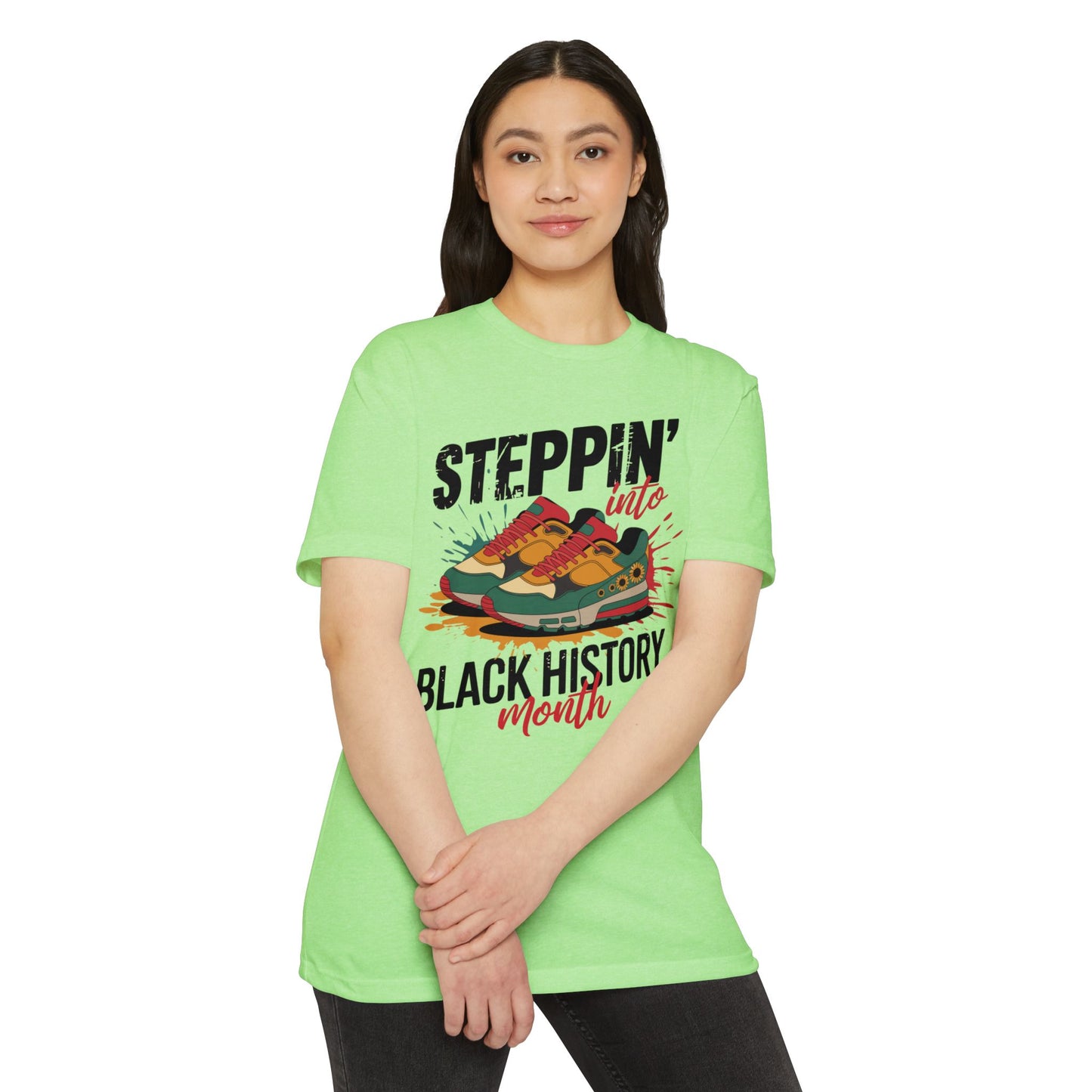 Steppin' Into Black History Month T-Shirt
