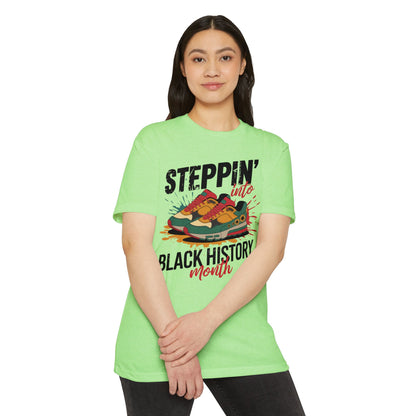 Steppin' Into Black History Month T-Shirt