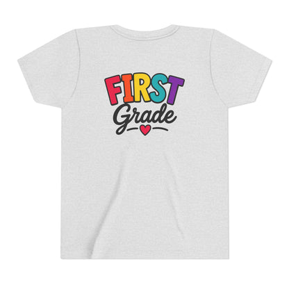 First Grade Youth T‑Shirt — Colorful Back-to-School Tee