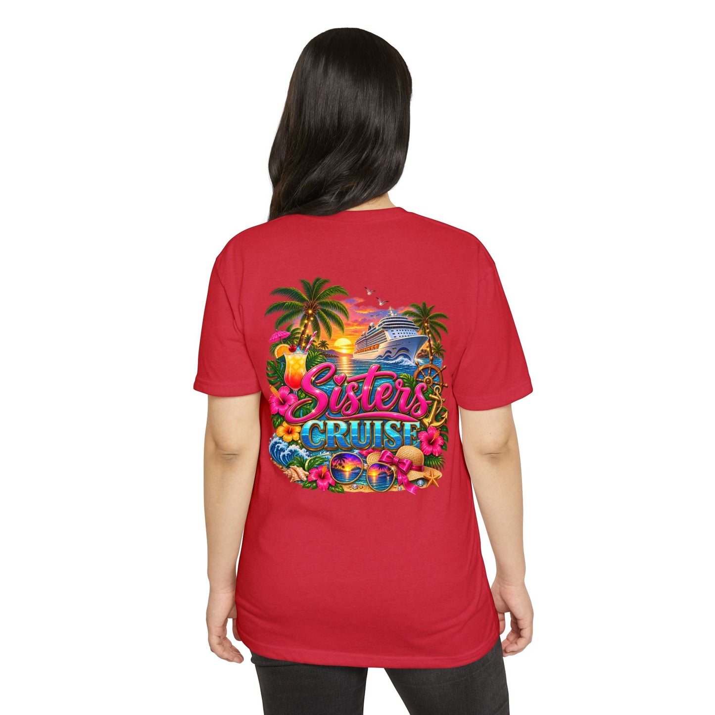 Sisters Cruise T-Shirt — Tropical Vacation Tee for Family Trips