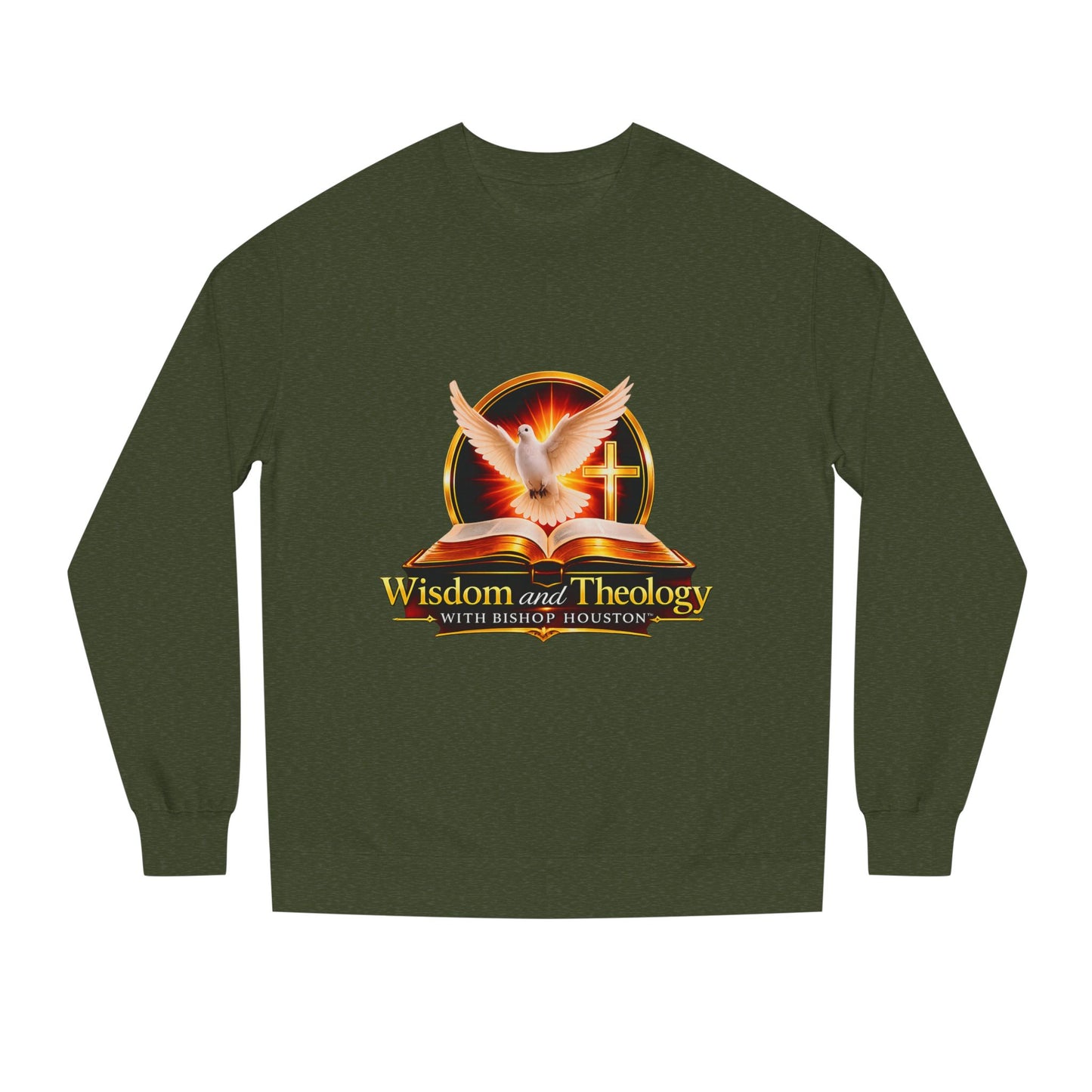 Wisdom and Theology Crewneck Sweatshirt — Dove & Cross Christian Pullover