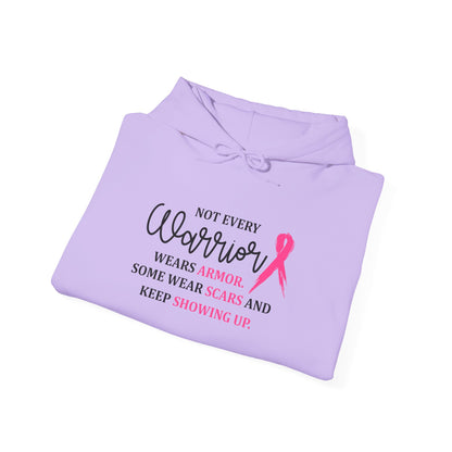 Not Every Warrior Wears Armor Breast Cancer Awareness Hoodie