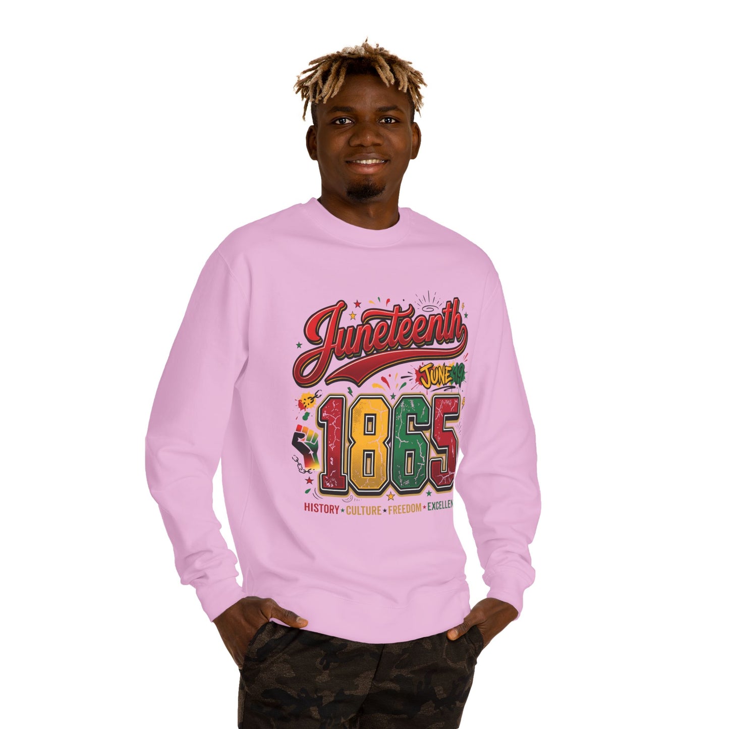 Juneteenth 1865 Crewneck Sweatshirt — History • Culture • Freedom