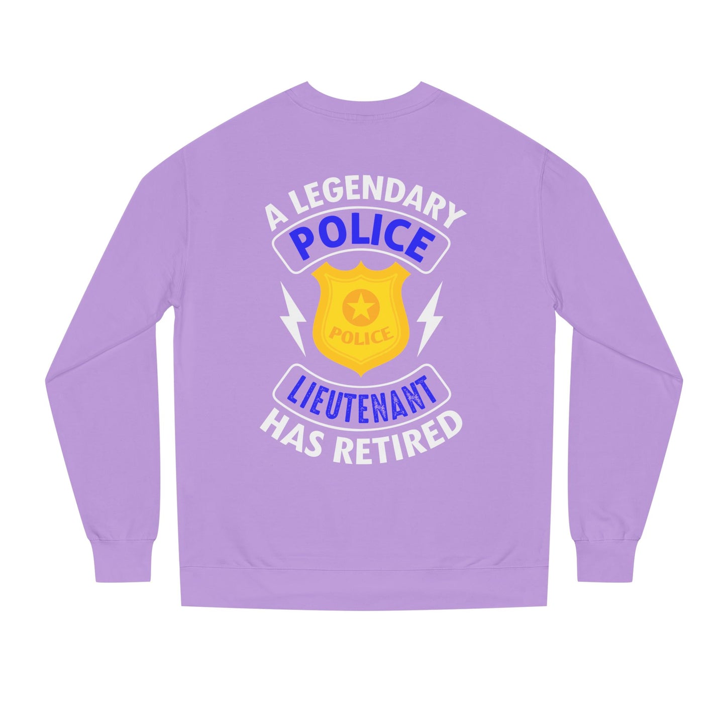 Retired Police Lieutenant Sweatshirt — Legendary Badge Crewneck