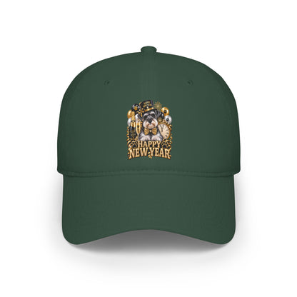Happy New Year Bulldog Low Profile Cap